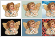 angel, clip art, a Decorative Illustration by Betty Nane (Thumbnail 2 of 2)
