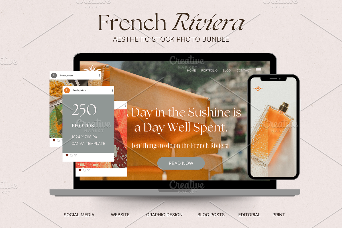 French Riviera Stock Photo Bundle, a Beauty & Fashion Photo by The Flossy Finch (Photo 11 of 12)