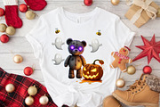 Spooky Teddy Bear, an Illustration by DreamArtGraphic (Thumbnail 4 of 5)