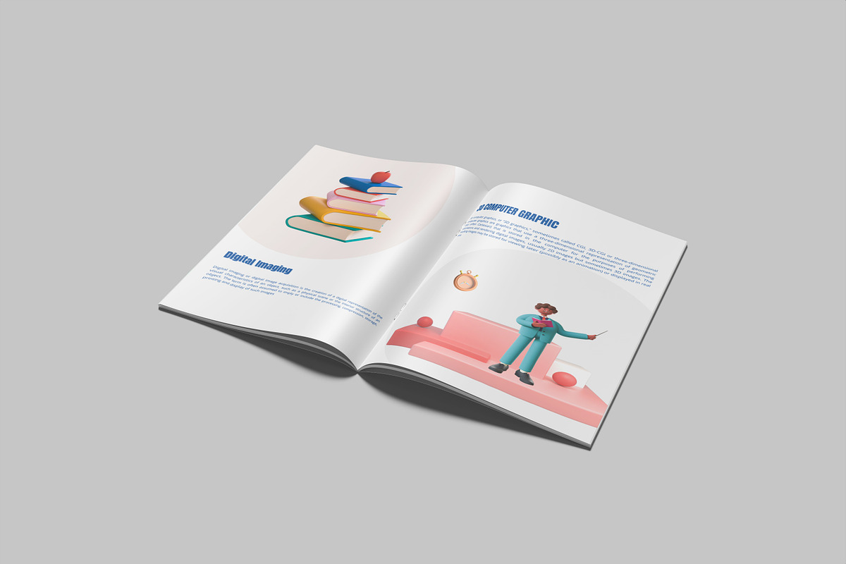 A4 Magazine Mockup, a Print Template by rahmatmoscae (Photo 4 of 16)