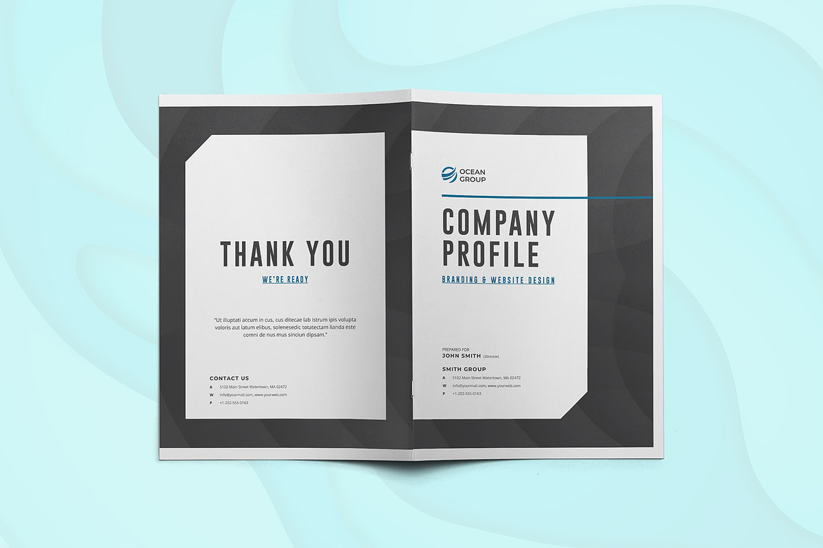 Canva Company Profile, a Brochure Template by DesignDevisers (Photo 6 of 6)