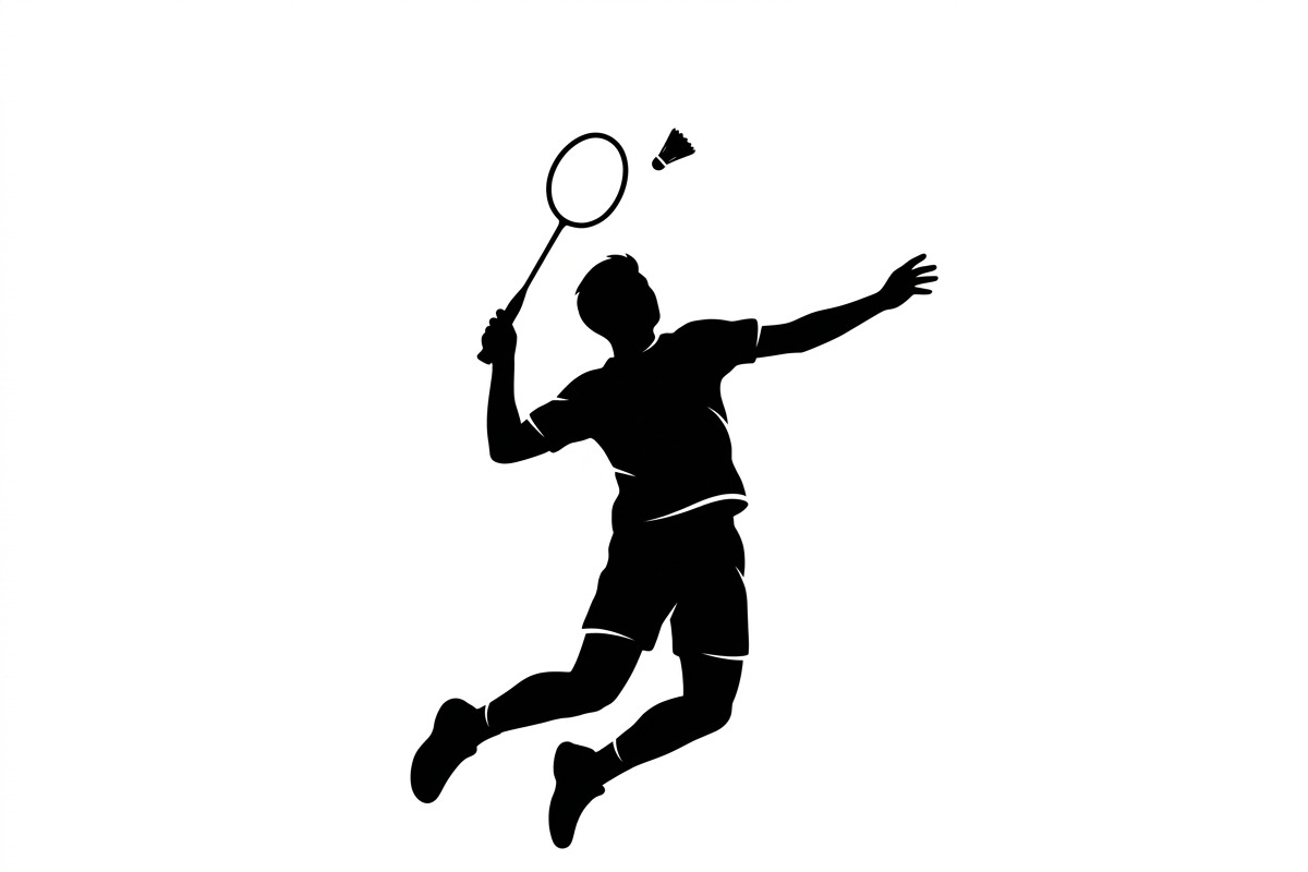 60 Badminton Player Smash Silhouette, a Person Illustration by Amazin_art (Photo 36 of 37)
