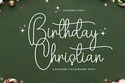 Birthday Christian, a Handwritten Font by FreshTypeINK (Thumbnail 1 of 7)