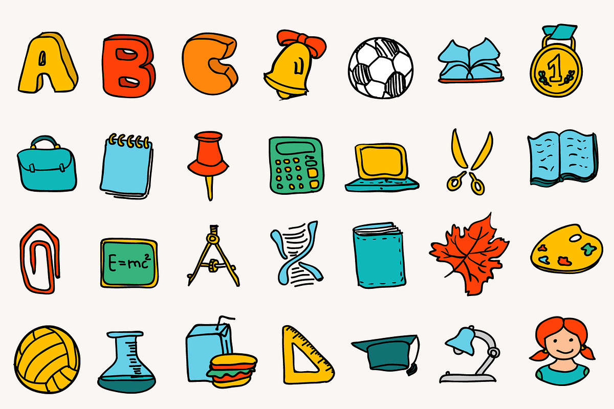Shool doodle icon, an Icon by iriskana (Photo 2 of 5)