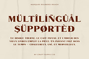 Marques Rounded Rough, a Serif Font by Craft Supply Co. (Thumbnail 5 of 8)
