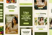 Luxury Canva Pinterest Templates, a Social Media Template by Glo Design Studio (Thumbnail 5 of 10)