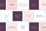 Self Love Quote Templates for Canva, a Social Media Template by DeeBeeDesign (Thumbnail 7 of 10)