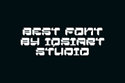 Quick Smart - Futuristic Font, a Sans Serif Font by Iqsiart Studio (Thumbnail 6 of 6)