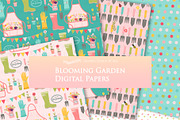 Blooming Garden, Flower, an Illustration by Mia's Graphic Design (Thumbnail 10 of 10)
