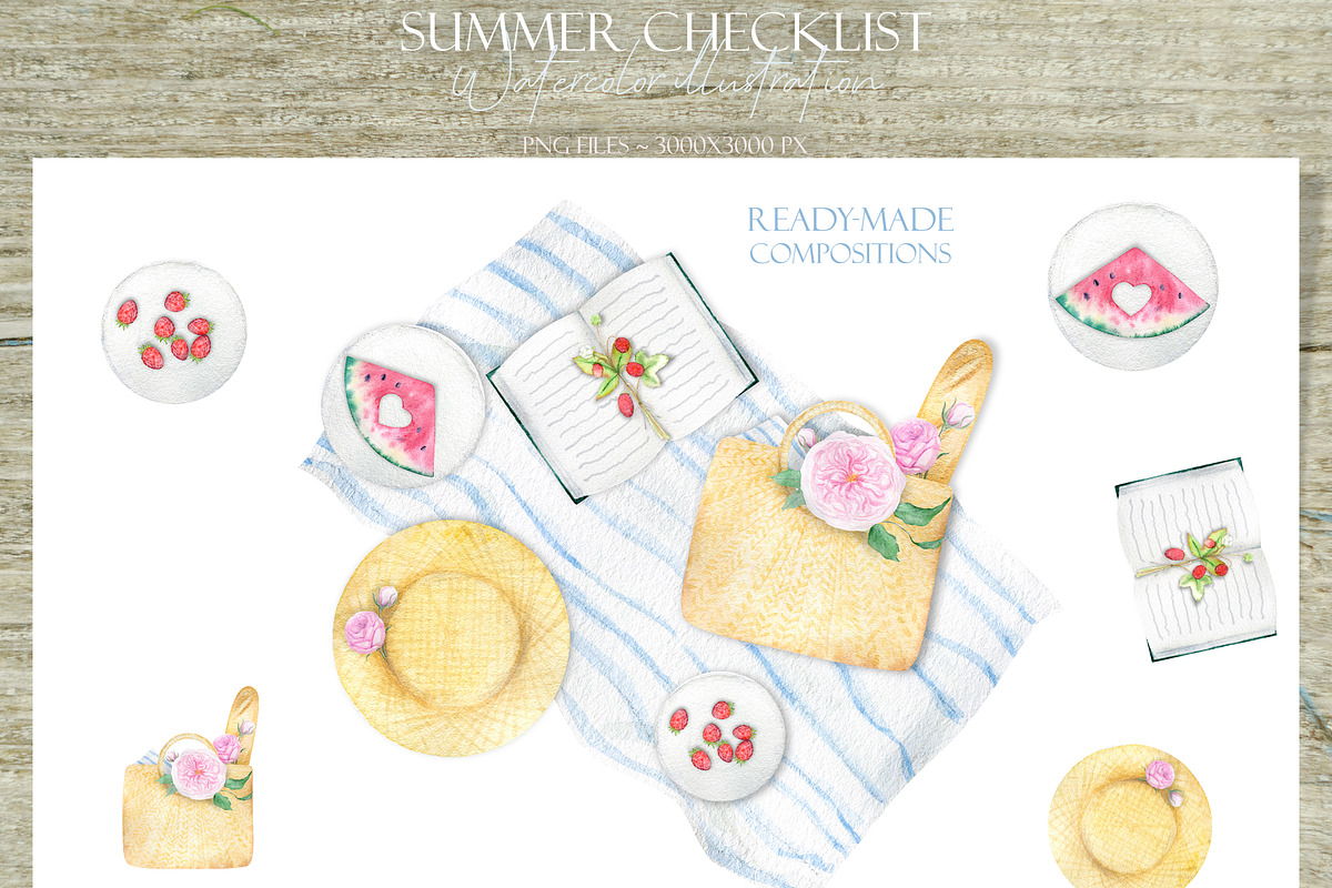 Watercolor Bundle Four Seasons., a Seasonal Illustration by NataliArkushArt (Photo 48 of 65)