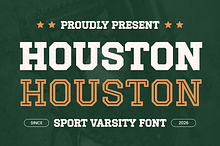 Varsity Font - Houston