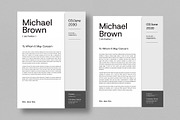 Resume & Cover Letter, a Resume Template by graphicook (Thumbnail 2 of 3)