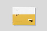 Landscape Book Branding Mockups, a Product Mockup by GfxFoundry (Thumbnail 7 of 9)