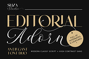 Editorial Adorn, a Script Font by Suza Studio (Thumbnail 14 of 14)