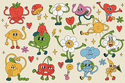 Collection retro stickers, a Texture Illustration by oxygen_8 (Thumbnail 2 of 9)