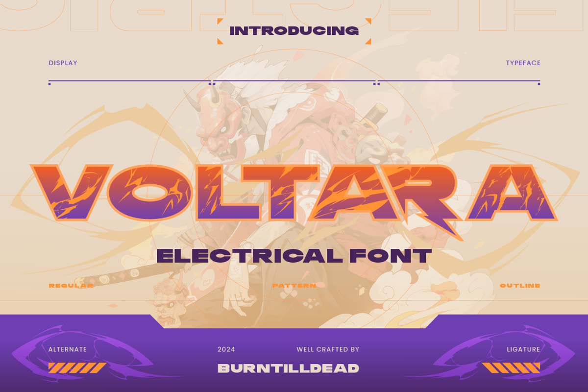 Voltara, a Serif Font by Burntilldead (Photo 2 of 18)