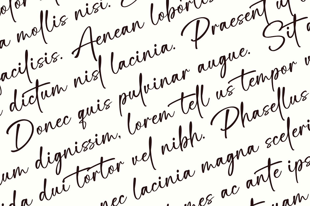 Purgatory – Casual Handwritten Font, a Handwritten Font by Basnistudio (Photo 3 of 13)