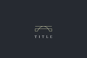 Bridge Line Logo, a Branding & Logo Template by baqoos