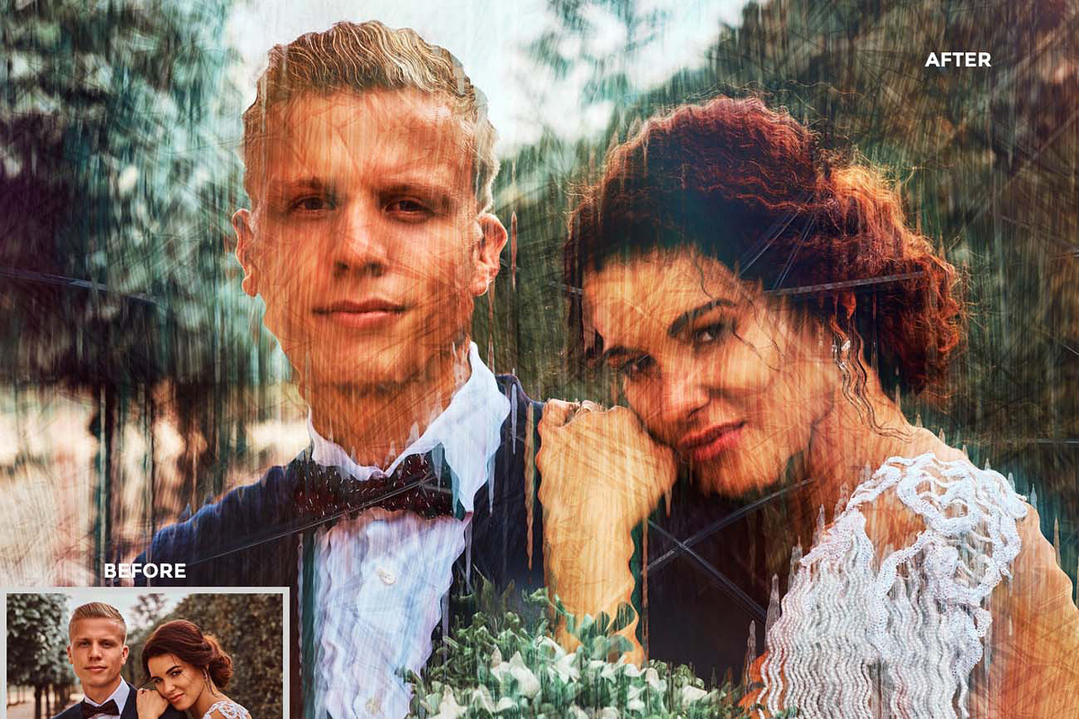 FRACTAL GLASS DISTORTION FX, an Action Add-On by Studio Retouch (Photo 7 of 12)