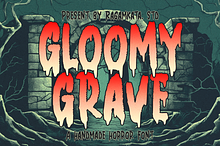 Gloomy Grave - Horror Font