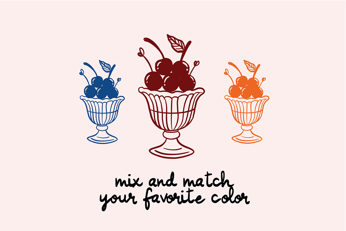 Sweet Romantic Handdrawn Pack, a Decorative Illustration by HunEyy (Photo 4 of 7)