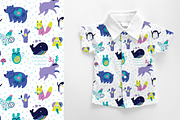 Amazing animals, a Pattern Graphic by PenguinHouse (Thumbnail 5 of 14)