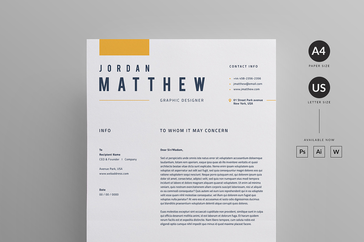 Resume/CV, a Resume Template by Reuix Studio (Photo 3 of 5)