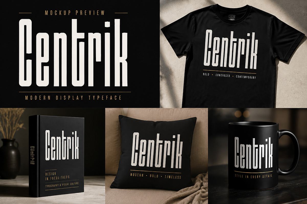 Centrik, a Slab Serif Font by Wow Magic (Photo 2 of 5)