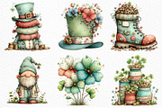 Whimsical St Patrick's Day Clipart, an Illustration by Craft Nest (Thumbnail 5 of 11)