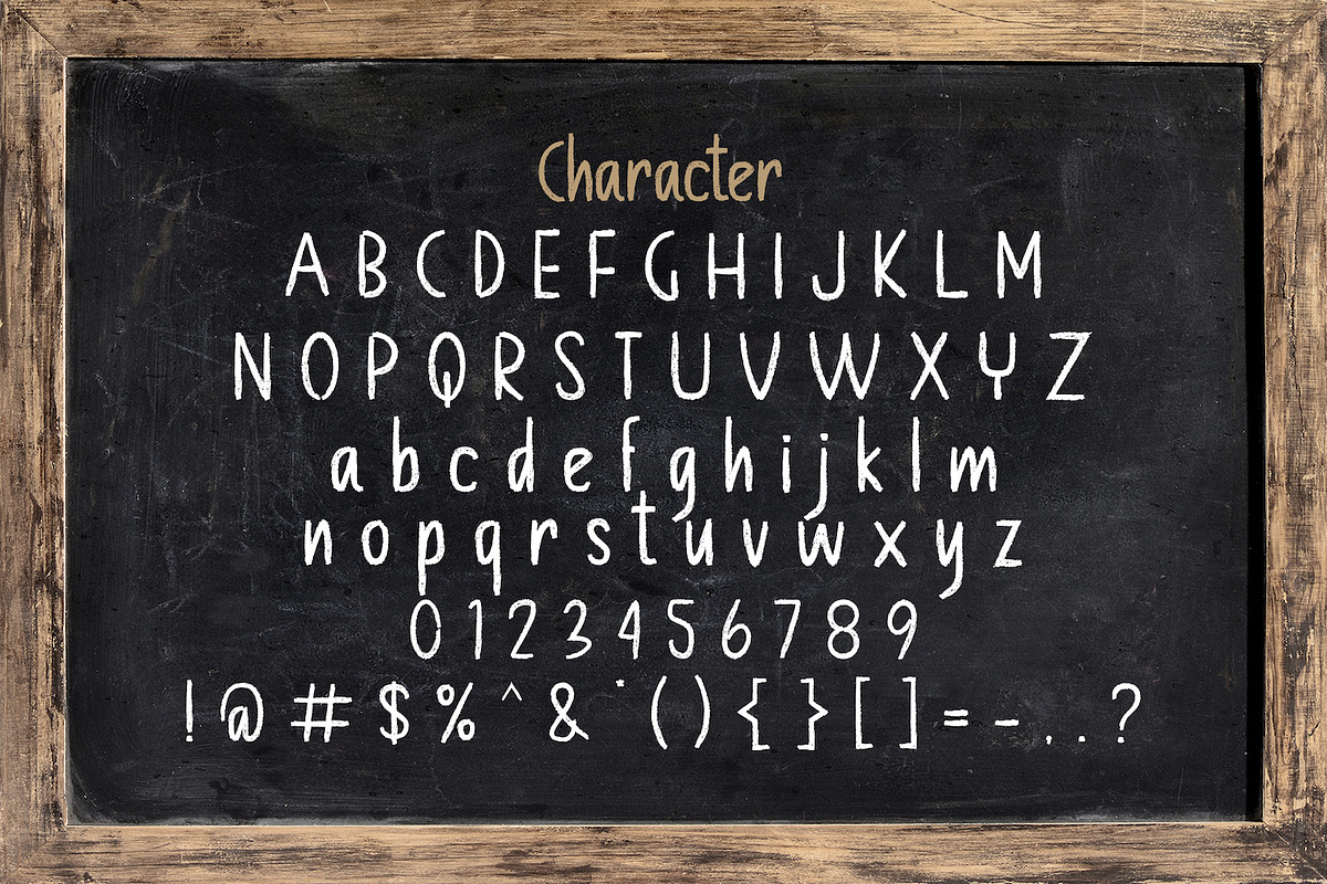 Chalk Board - A Handmade Chalk Font, a Handwritten Font by StringLabs (Photo 13 of 15)