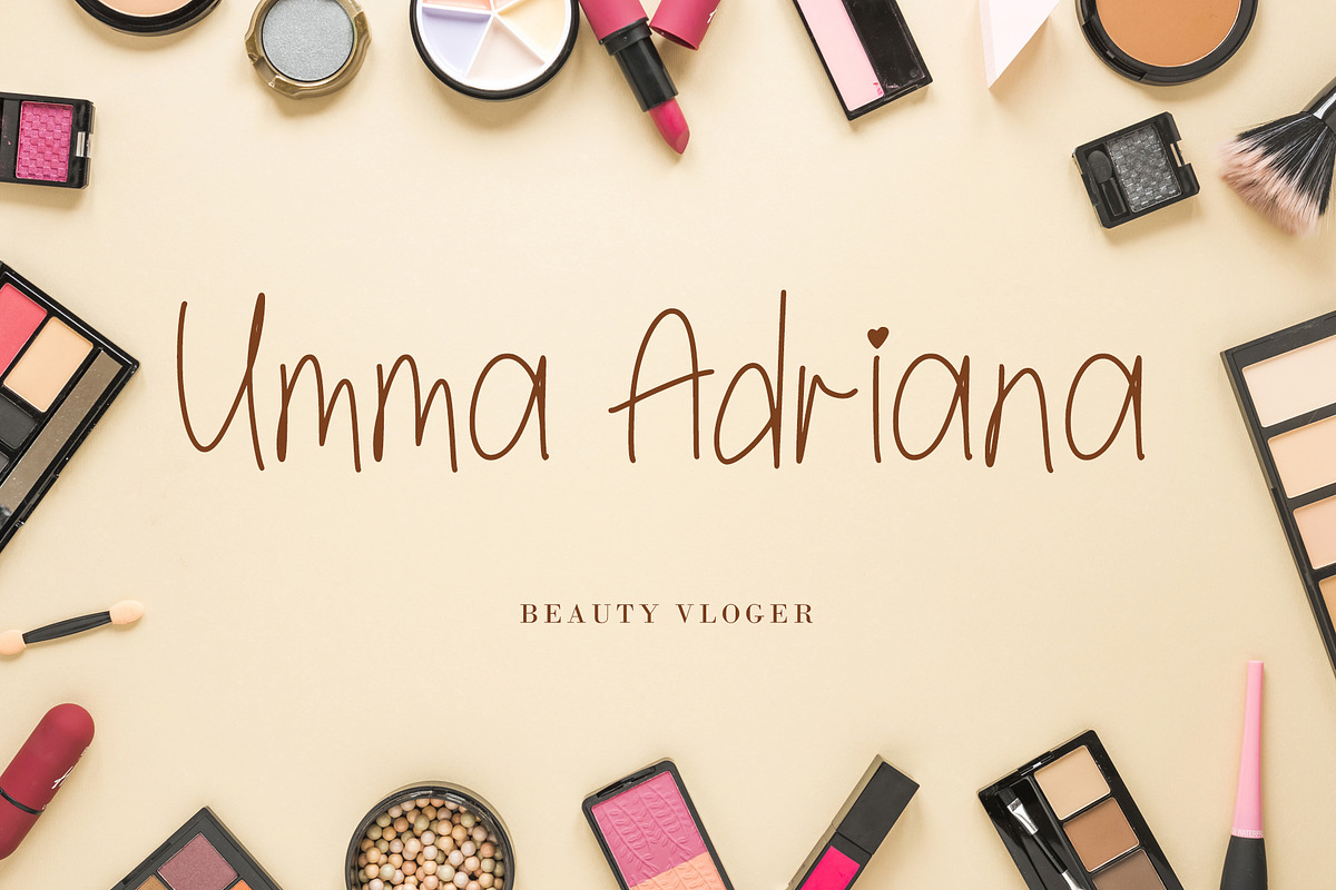 Briamitta, a Script Font by AEN Creative Studio (Photo 4 of 9)