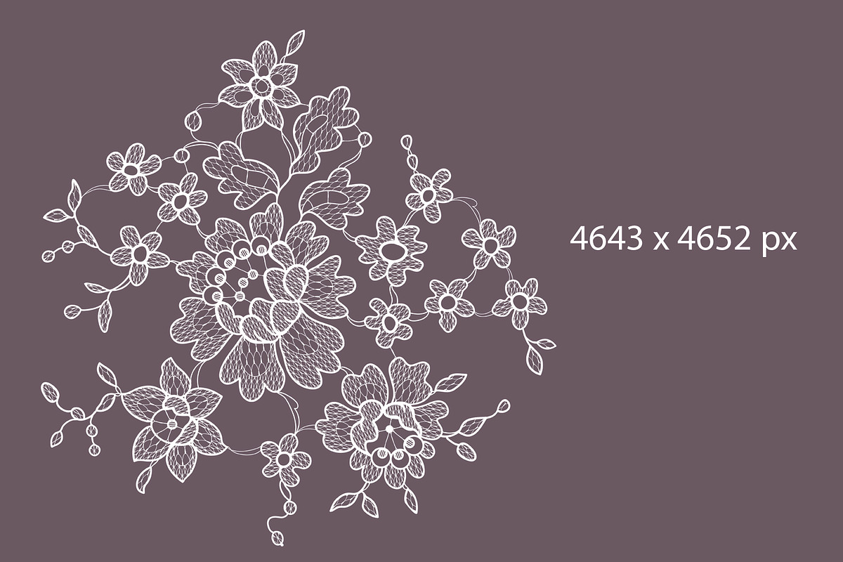 Lace patterns, ribbons, cliparts., a Pattern Graphic by Ajuga (Photo 6 of 10)