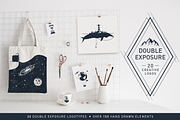 Double Exposure. 20 Creative Logos, a Branding & Logo Template by Cosmic Store (Thumbnail 1 of 11)