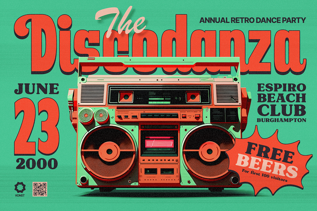 Quinbuilt - Retro Script Fonts, a Script Font by Konstantine Studio (Photo 7 of 8)