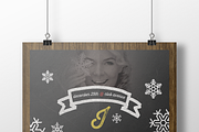 Christmas Flyer Chalkboard Style, a Flyer Template by SPACECAKE (Thumbnail 2 of 4)