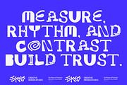Saxe Bori Typeface, a Sans Serif Font by Ideal Eksis (Thumbnail 2 of 8)