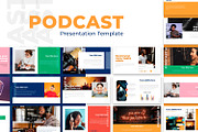 Podcast Powerpoint Template, a Presentation Template by Zacomic Studios (Thumbnail 1 of 12)