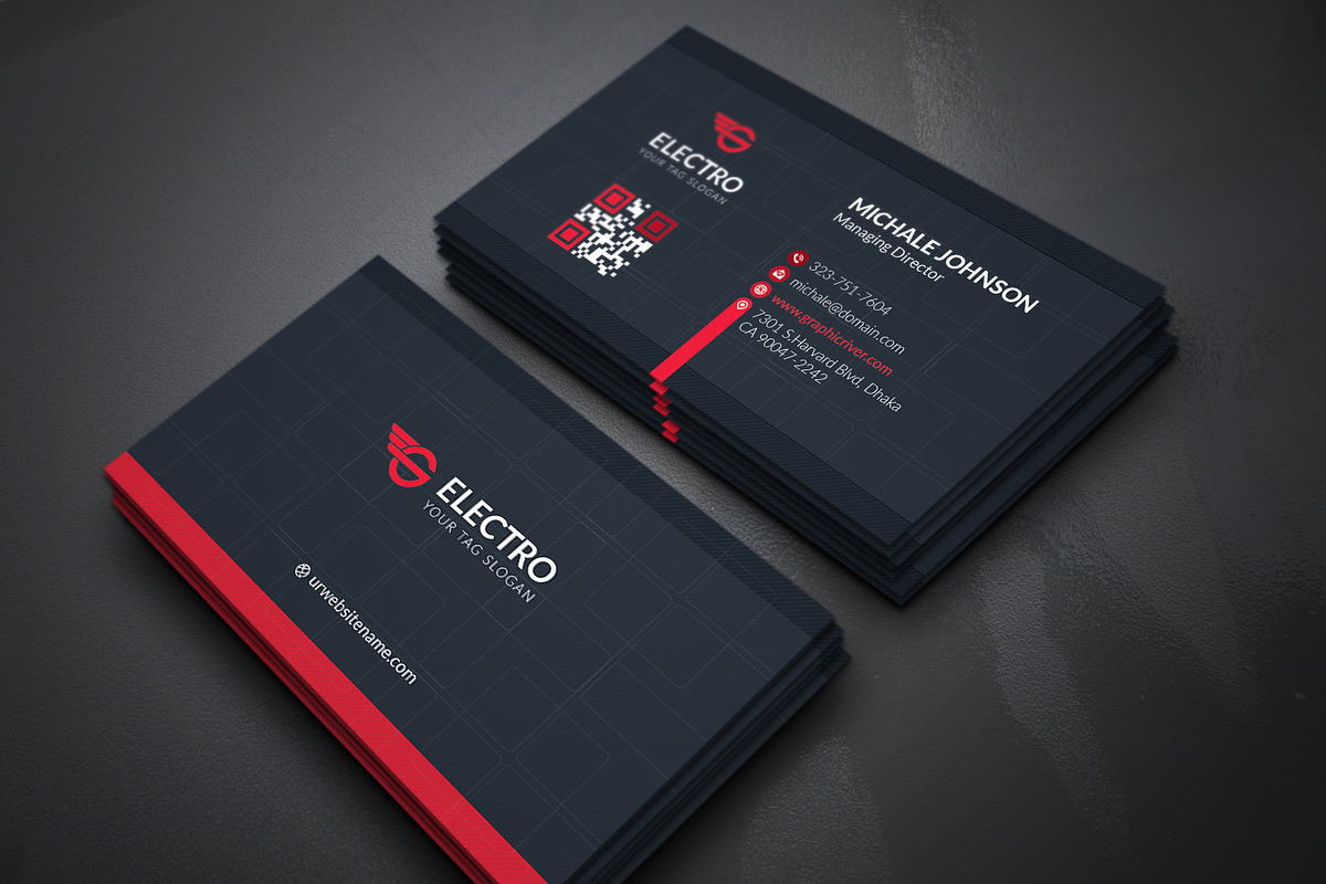 Business Card, a Business Card Template by Genereux Art (Photo 2 of 4)
