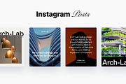 Arch-Lab Social Media Kit, a Social Media Template by Skaler Lab (Thumbnail 4 of 6)