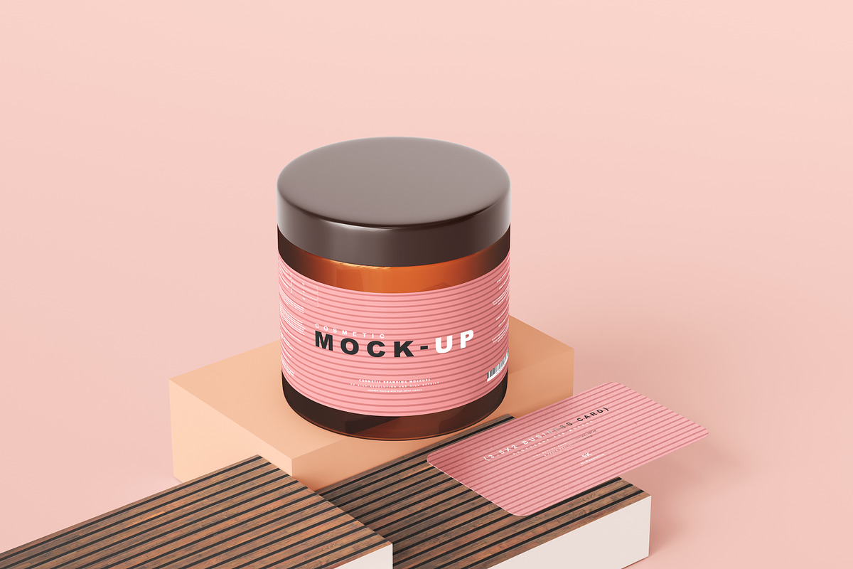 250+ Cosmetic Branding Mockup Bundle, a Cups & Container Mockup by pmvch (Photo 42 of 273)