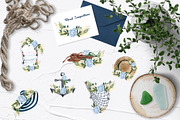 Nautical Seaside Watercolor Set, a Decorative Illustration by BarvArt (Thumbnail 4 of 18)