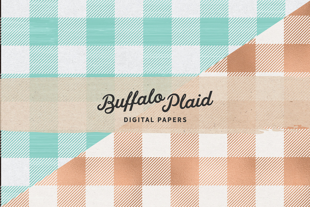 Pastel Plaid Vintage Digital Papers, a Pattern Graphic by Indie Grace Design (Photo 2 of 5)