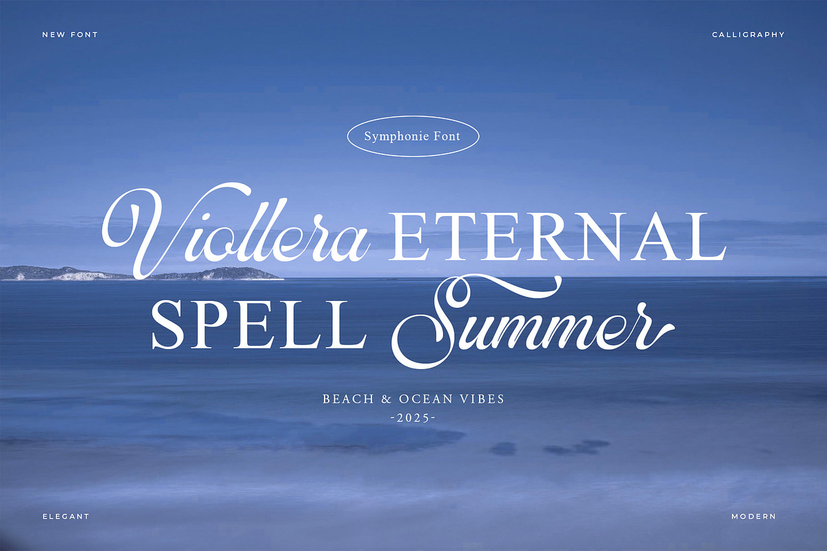 Symphonie Calligraphy, a Script Font by Krismagraph (Photo 8 of 15)