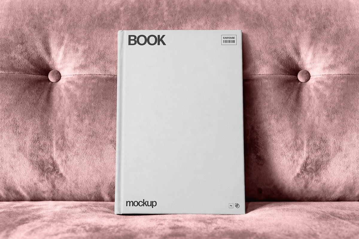 Hardcover Book Mockup on Velvet, a Books & Magazine Mockup by Design Squad (Photo 3 of 4)