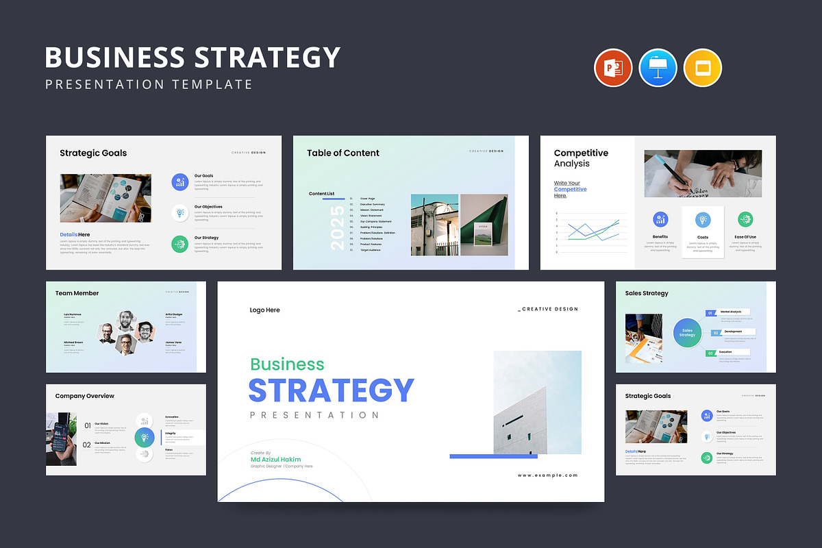 Business Strategy Presentation preview 5