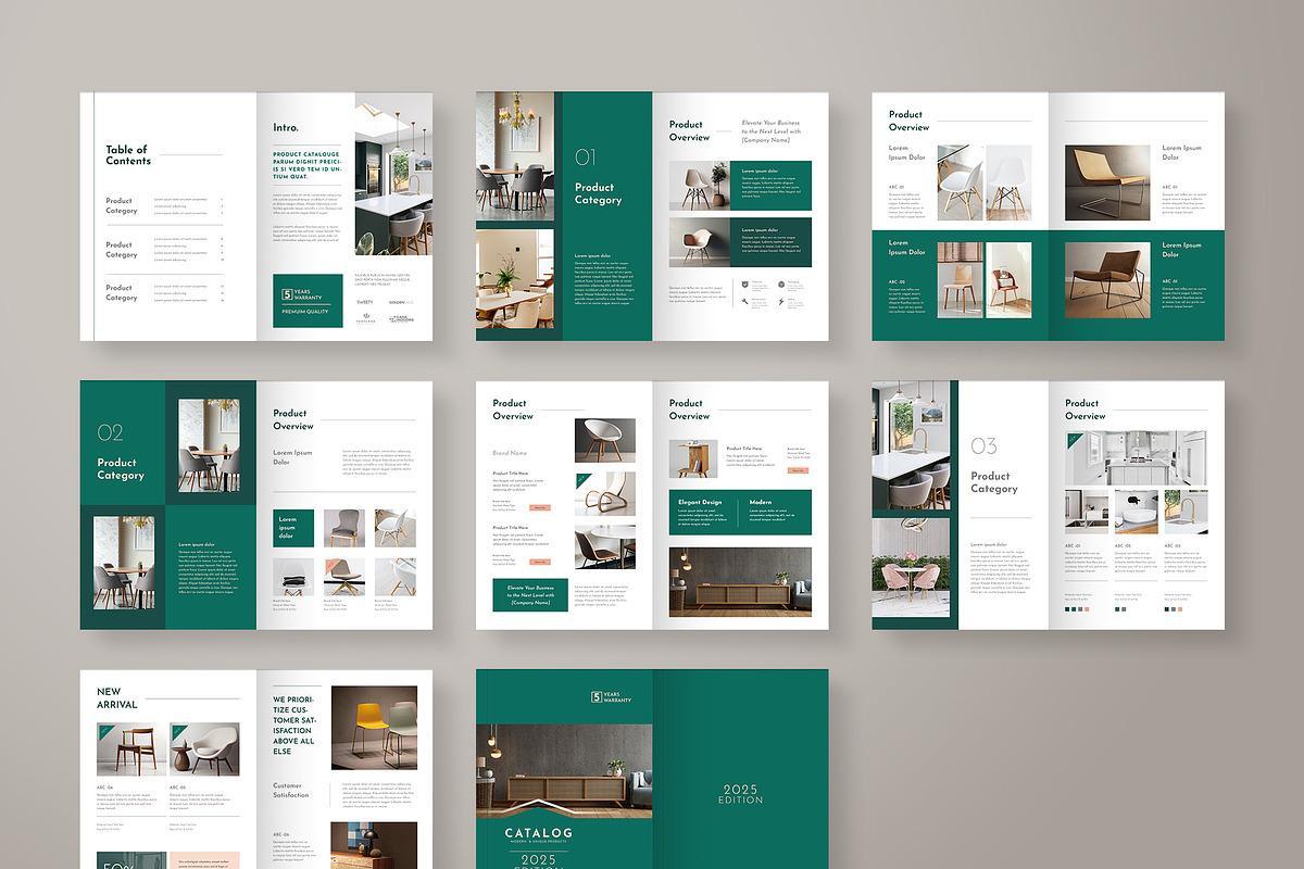 Elegant Catalog Template, a Brochure Template by BrochuresFactory (Photo 8 of 8)