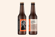 Ruben Bottle Label Template, an Invitation Template by Mountain Folk Creative (Thumbnail 1 of 5)