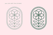 Minimalist Botanical Logos, an Object Graphic by Léo Alexandre (Thumbnail 7 of 11)