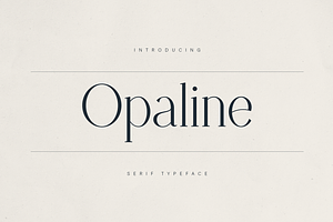 Opaline – Elegant Modern Serif Font, a Serif Font by Only Fonts