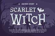Fear Night - Scary Typeface, a Serif Font by MaikoHatta (Thumbnail 4 of 7)